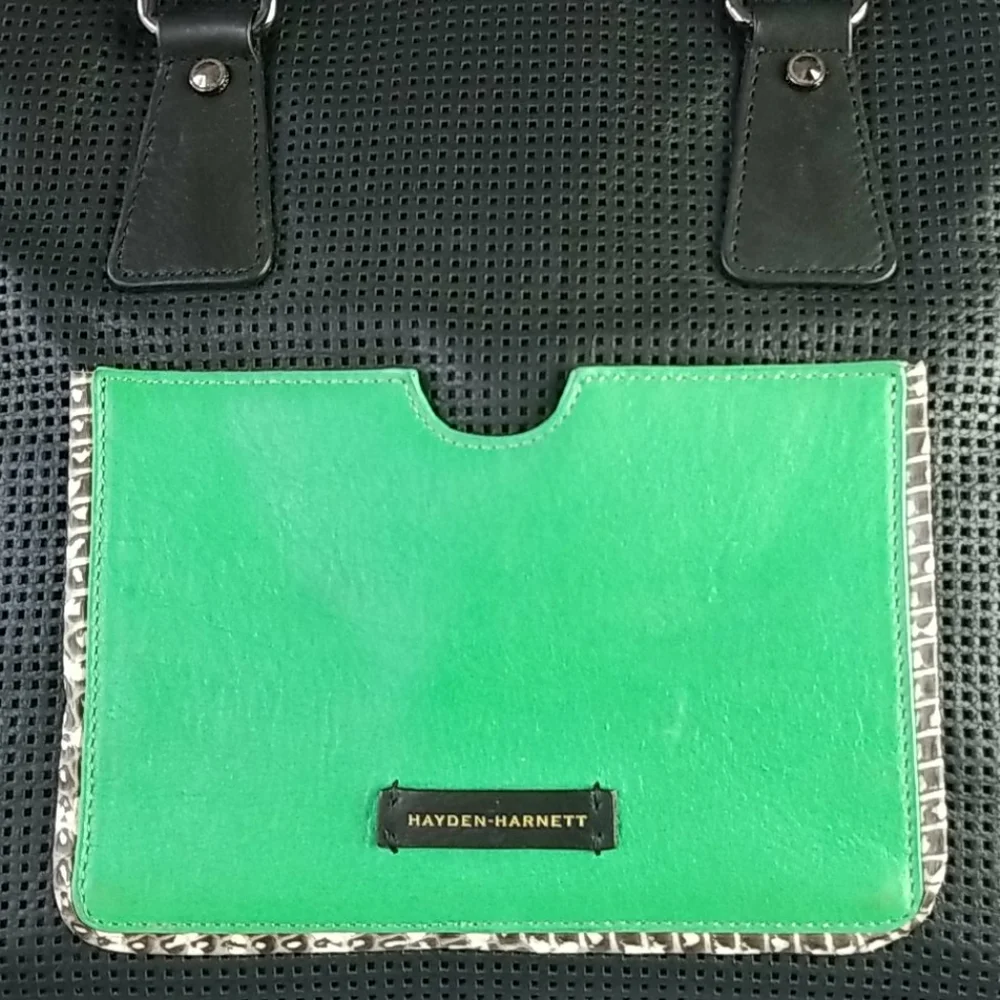 HAYDEN HARNETT // ltd ed ultra-chic 2 piece leather bag & mini clutch - Picture 7 of 16